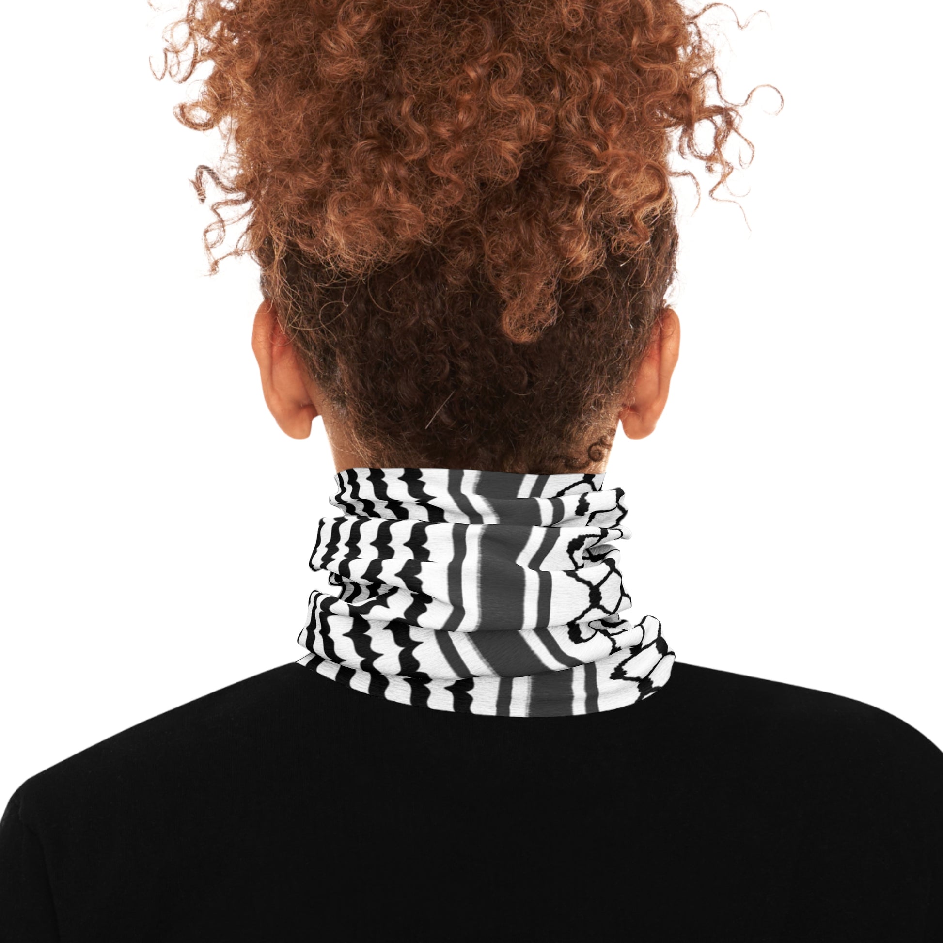 Keffiyeh Pattern Tube Scarf 