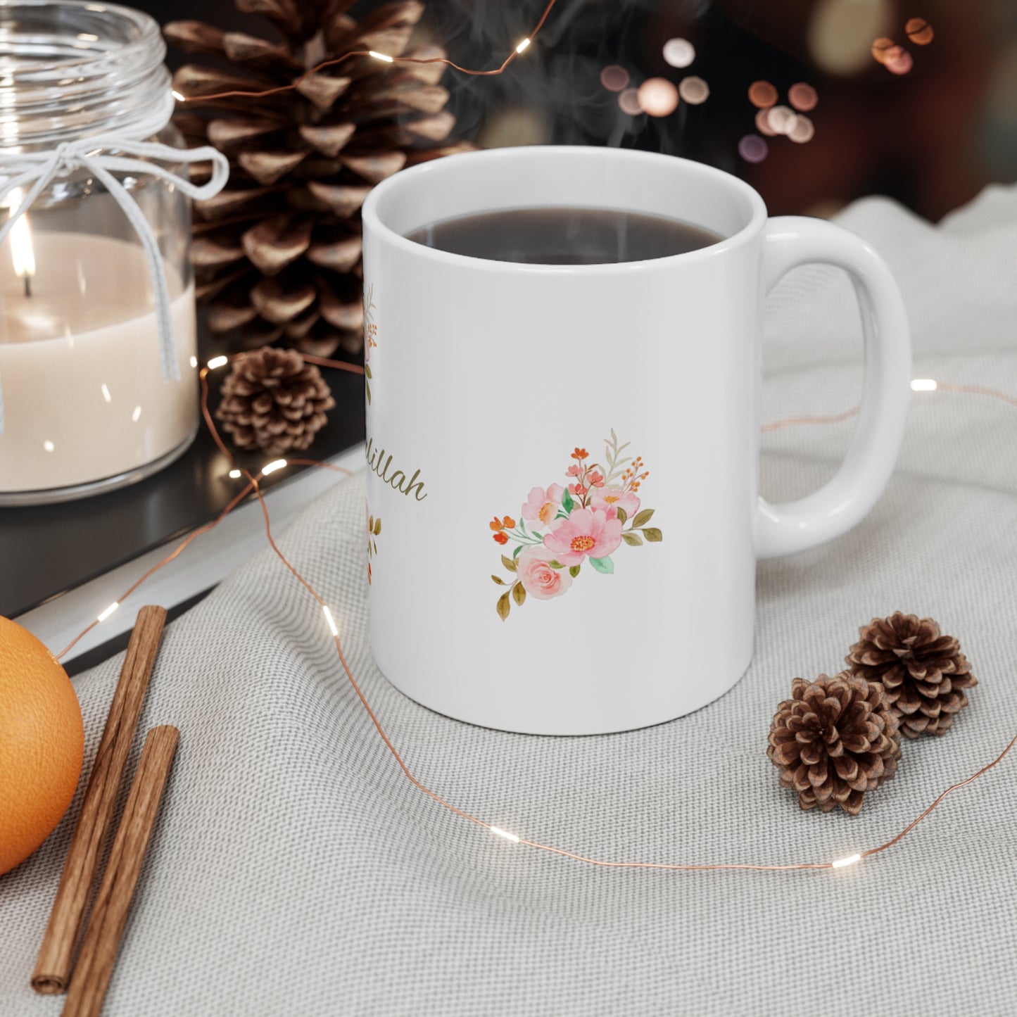 Floral Alhamdulillah Mug