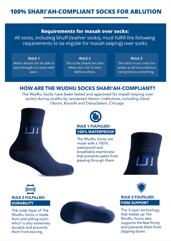 The Wudhu Socks: Year-Round Socks for Ablution