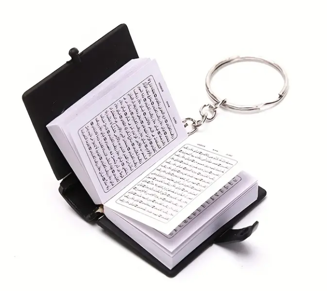 Mini Quran Book Keychain