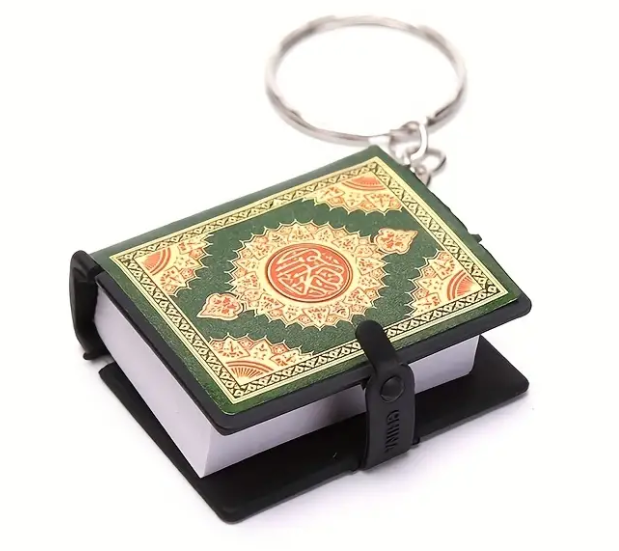 Mini Quran Book Keychain