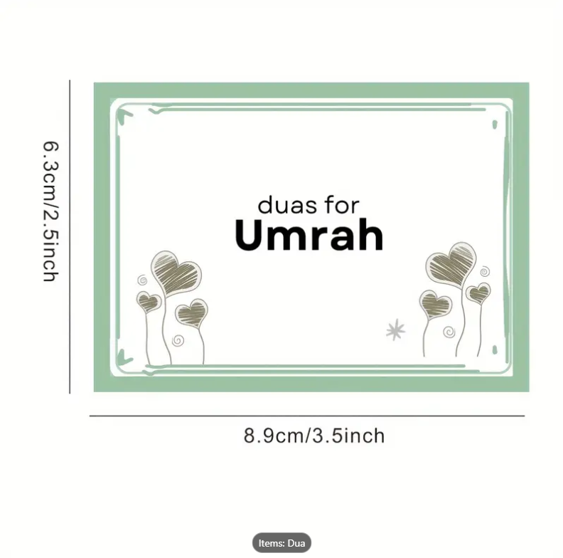 Umrah Dua Cards