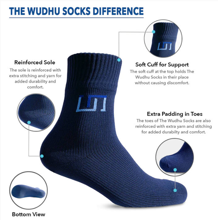 The Wudhu Socks: Year-Round Socks for Ablution